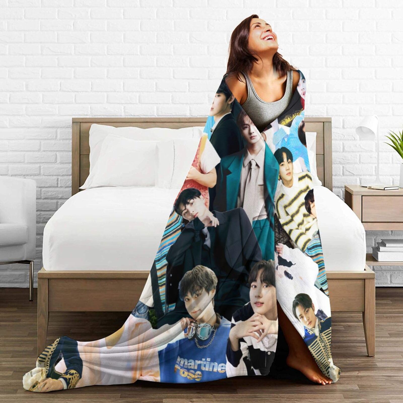 アイドル ENHYPEN FLUFFY CAT BLANKET for JUNGWON Oh the cute