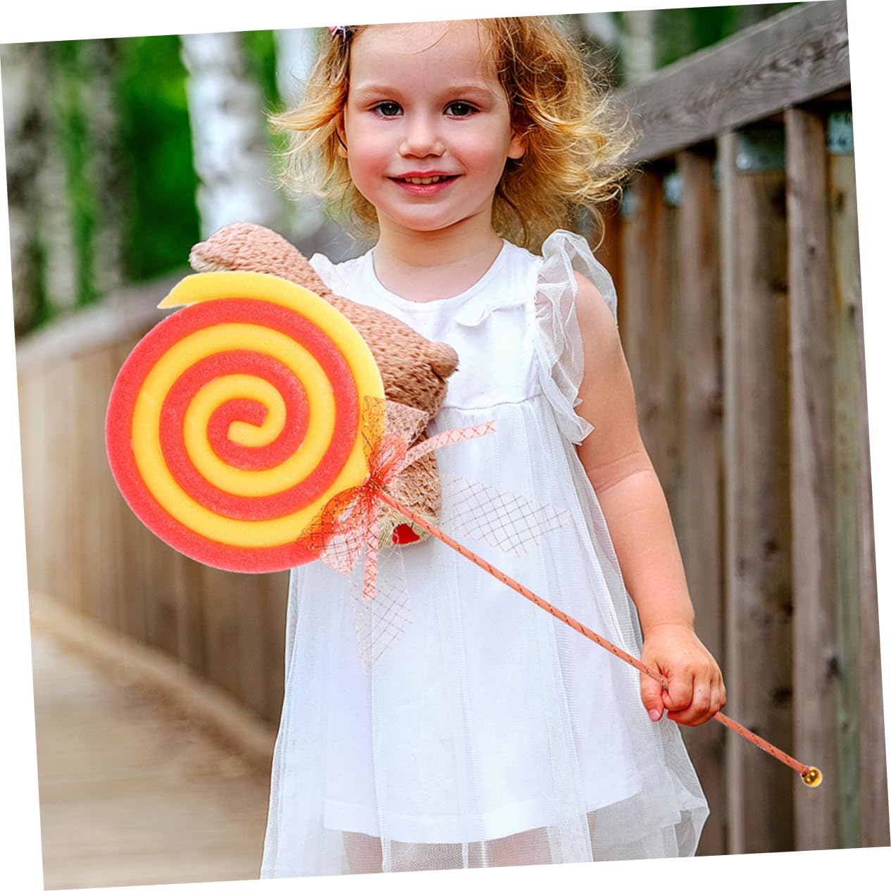 PRETYZOOM 4pcs Festive Large Lollipop Models Candy Lollipops Prop Fake Food Photo Prop for Wedding Carnival and Party