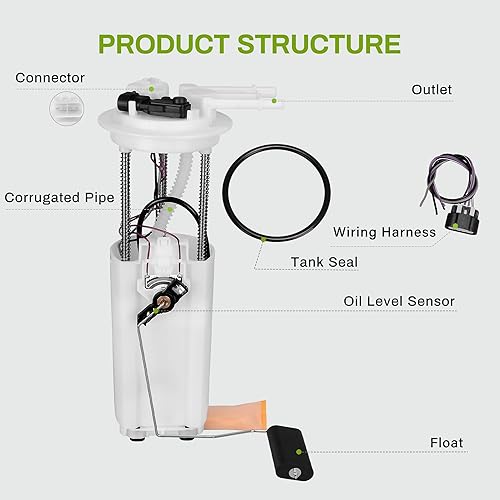 Miniatura 2 de AUTOSAVER88 Bomba de combustible compatible con Buick LesabrePark Avenue Cadillac DevilleSeville 1998-2005, Oldsmobile Aurora 2001-2003, Pontiac