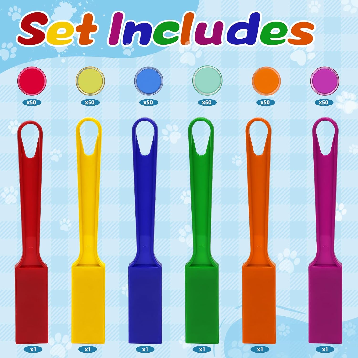Coopay Magnetic Bingo Wand Chip Set - 7 Pack Magnetic Wands, 350 Colorful Metal Chips for Kids Classroom Science Learning Counting Family Game Night Educational