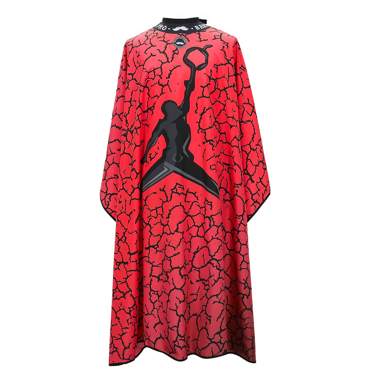 STYLANCE Capa de peluquería con cierre a presión, capa de corte de pelo profesional con cierre a presión, para peluquería (127 x 152 cm)