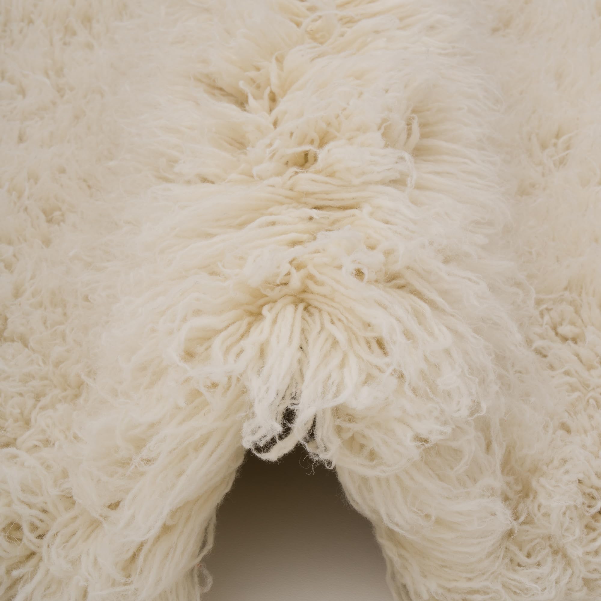 Pergamon Flokati Supreme Teppich – Hochflor Teppich Natur Creme, weich & dicht, für Wohnzimmer & Schlafzimmer