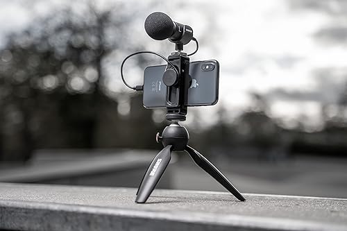 Miniatura 15 de Shure MV88+ Video Kit - Digital Stereo Condenser Microphone for Apple and Android, with Manfrotto PIXI Tripod, Phone Clamp, Mount, iOS and USB-C