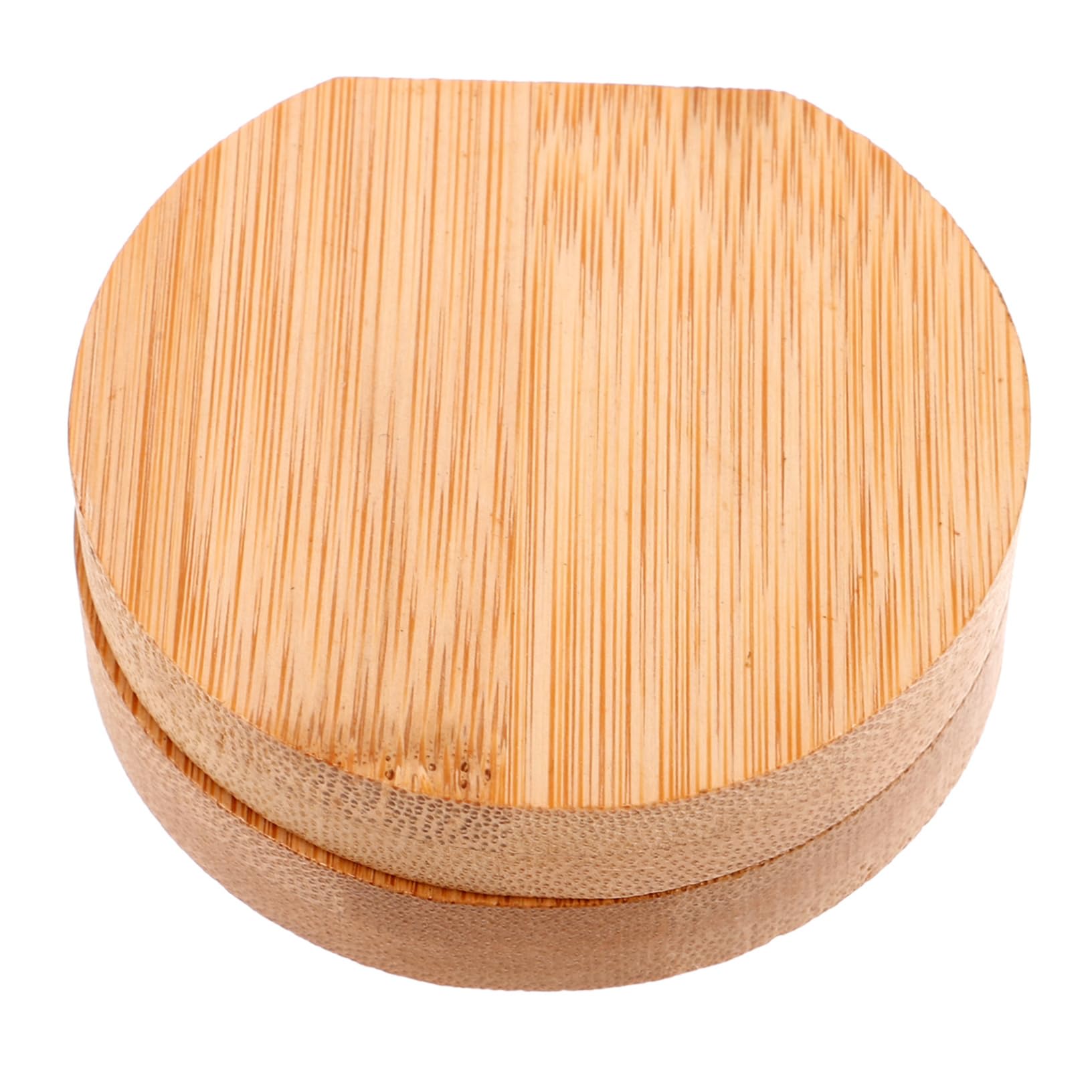 Espejo De Maquillaje De Bambú Espejo Portátil De Viaje para Maquillaje De Compacto para Diario