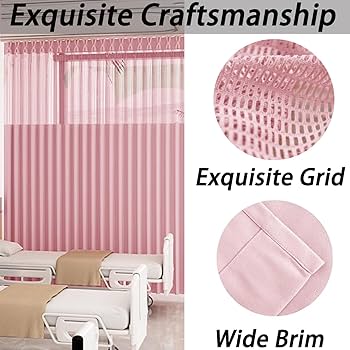 ついたて 衝立 カーテン 仕切り 180 60 ピンク 病院 送料無料】 病院 診察室 スクリーン 衝立 カーテン 仕切り