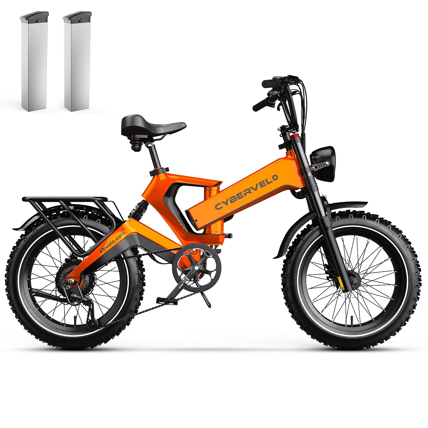 1000W(Peak 2000W)Folding Electric Bike for Adults,35MPH 100Mile,48V 25Ah Removable Battery,20" x 4.0 Fat Tire Foldable Electric Bicycle,8-Speed Electric Mountain E-Bike,UL Certified Commuter Ebikes