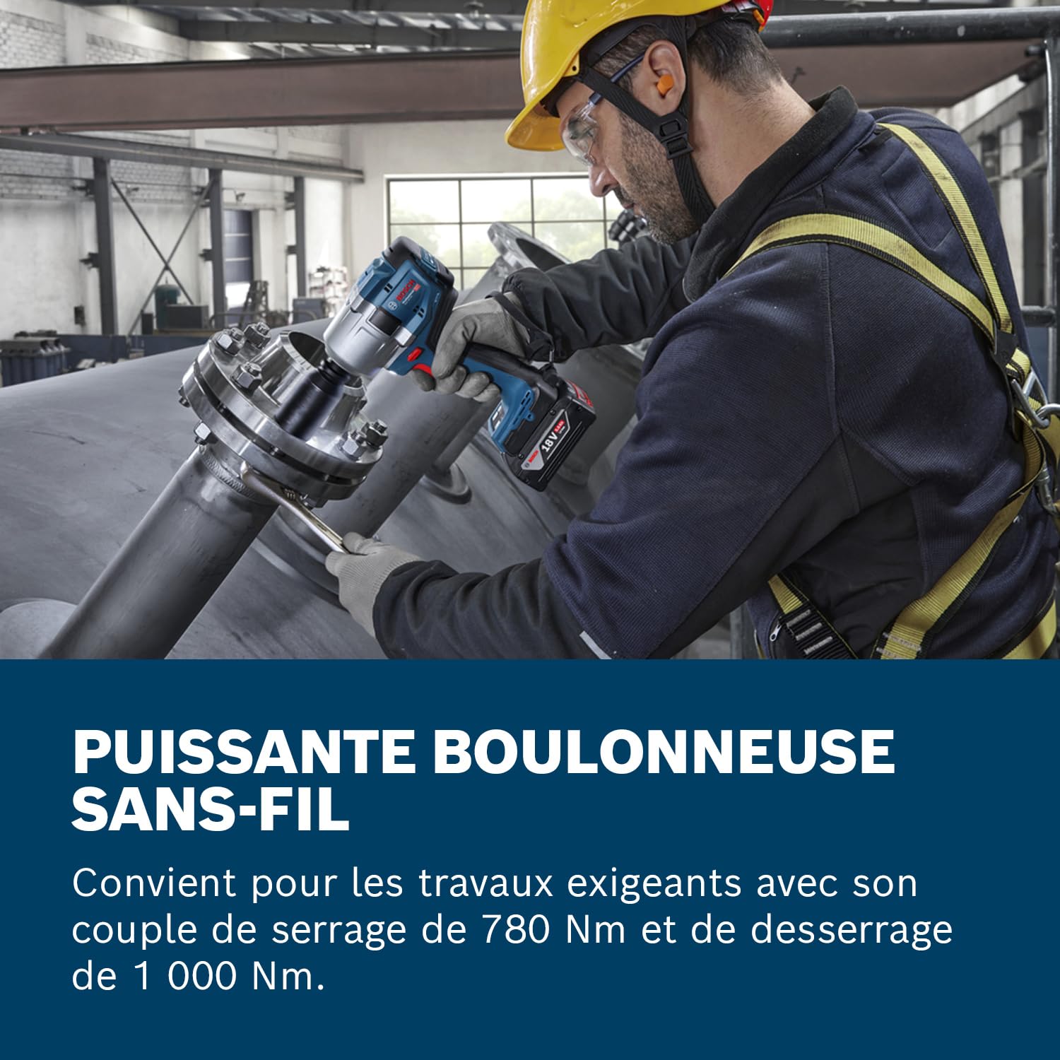 Bosch Professional 18V System Boulonneuse sans fil GDS 18V-780 (avec L-BOXX)