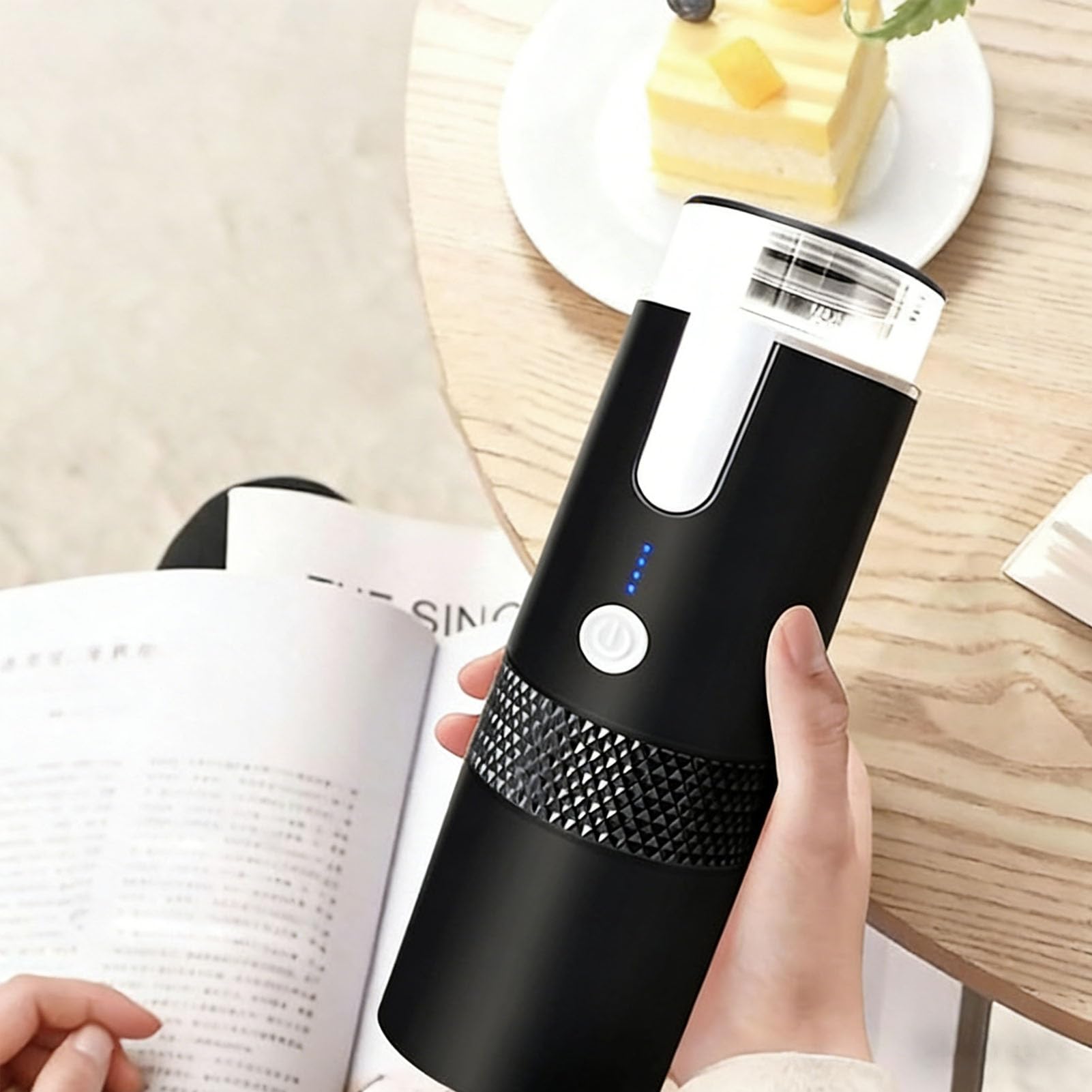 Caffettiera Portatile Ricaricabile Cordless per Capsule macinate