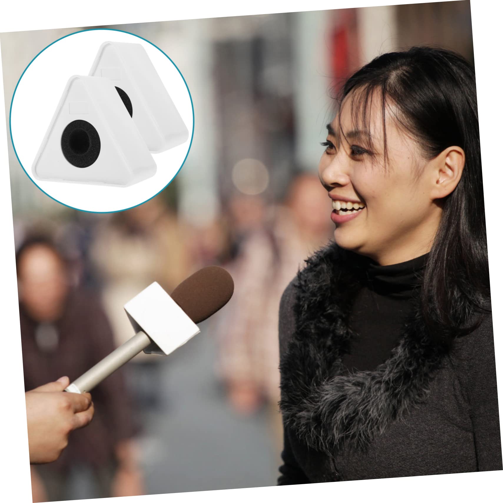 8pezzi Mic Logo Flag Abs Per Interviste Microfono Design Microfoni Professionali