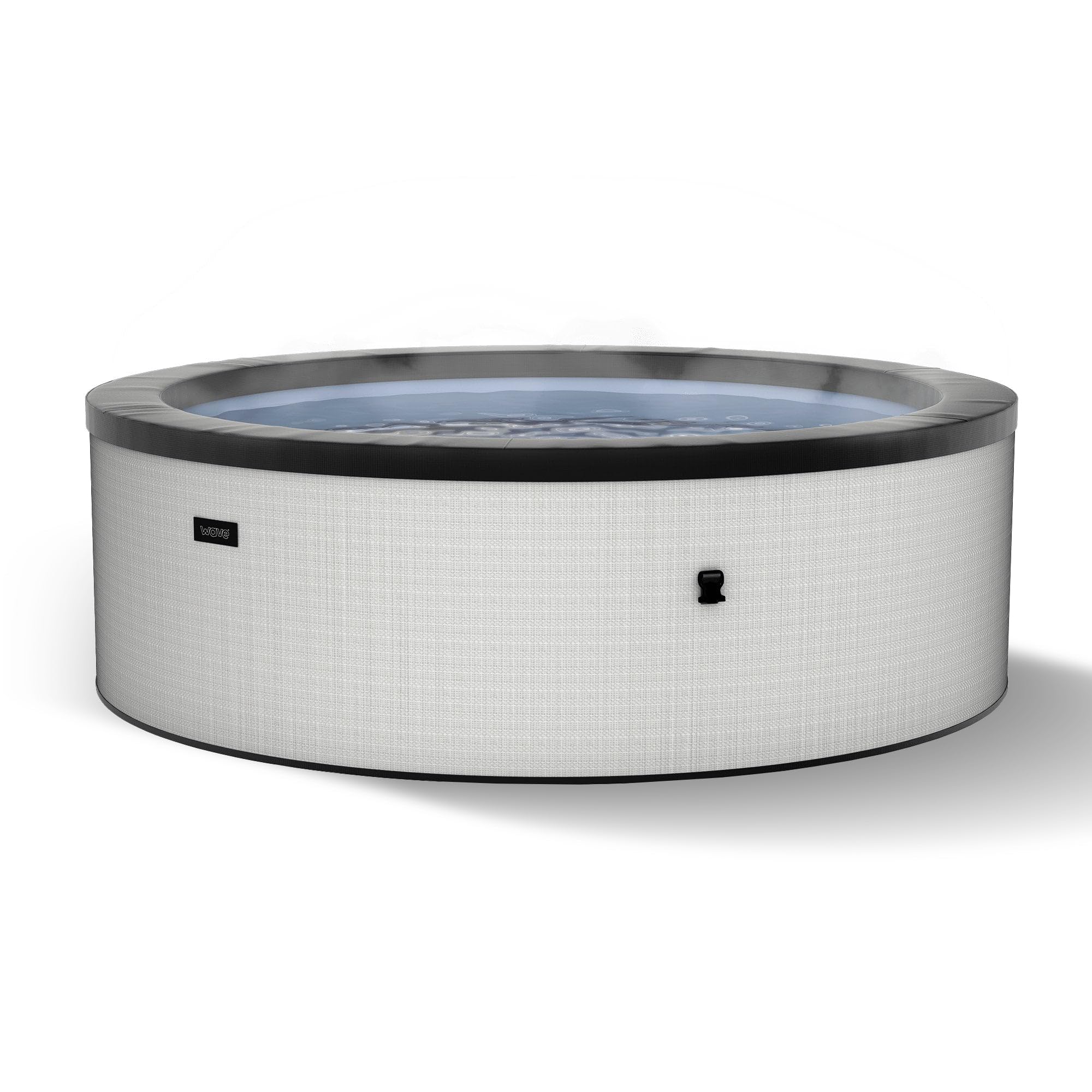 Wave Tahoe Eco Foam Spa | Tragbarer Outdoor-Hot Tub mit schneller Aufheizung | Strapazierfähiges PVC-Material | Einfacher Aufbau (Graphite Grey, 6 Person)