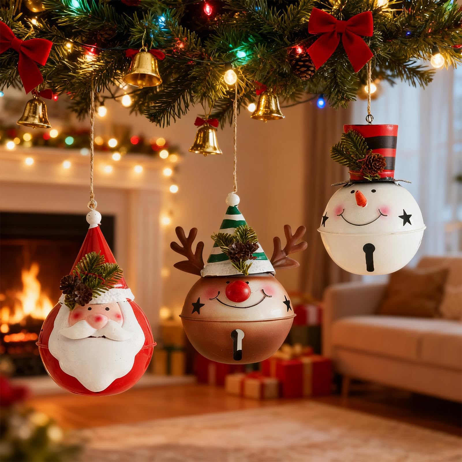 Decorazioni Natalizie 3 Pezzi Graziosa Decorazione Per La Casa