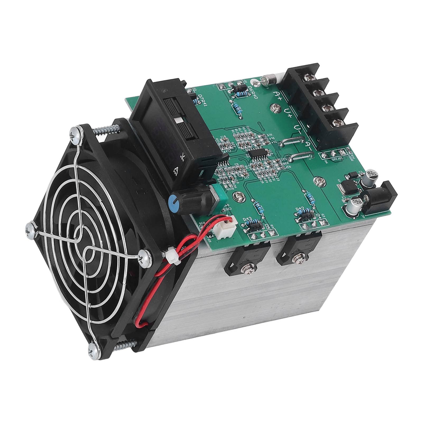 Aramox Tester Prądu Pojemności Akumulatora Elektroniczny Tester Obciążenia 12 V 0 do 20 A 250 W z lampą zasilającą na podczerwień i Cyfrowym Wyświetlaczem do Monitorowania Rozładowania Akumulatora i