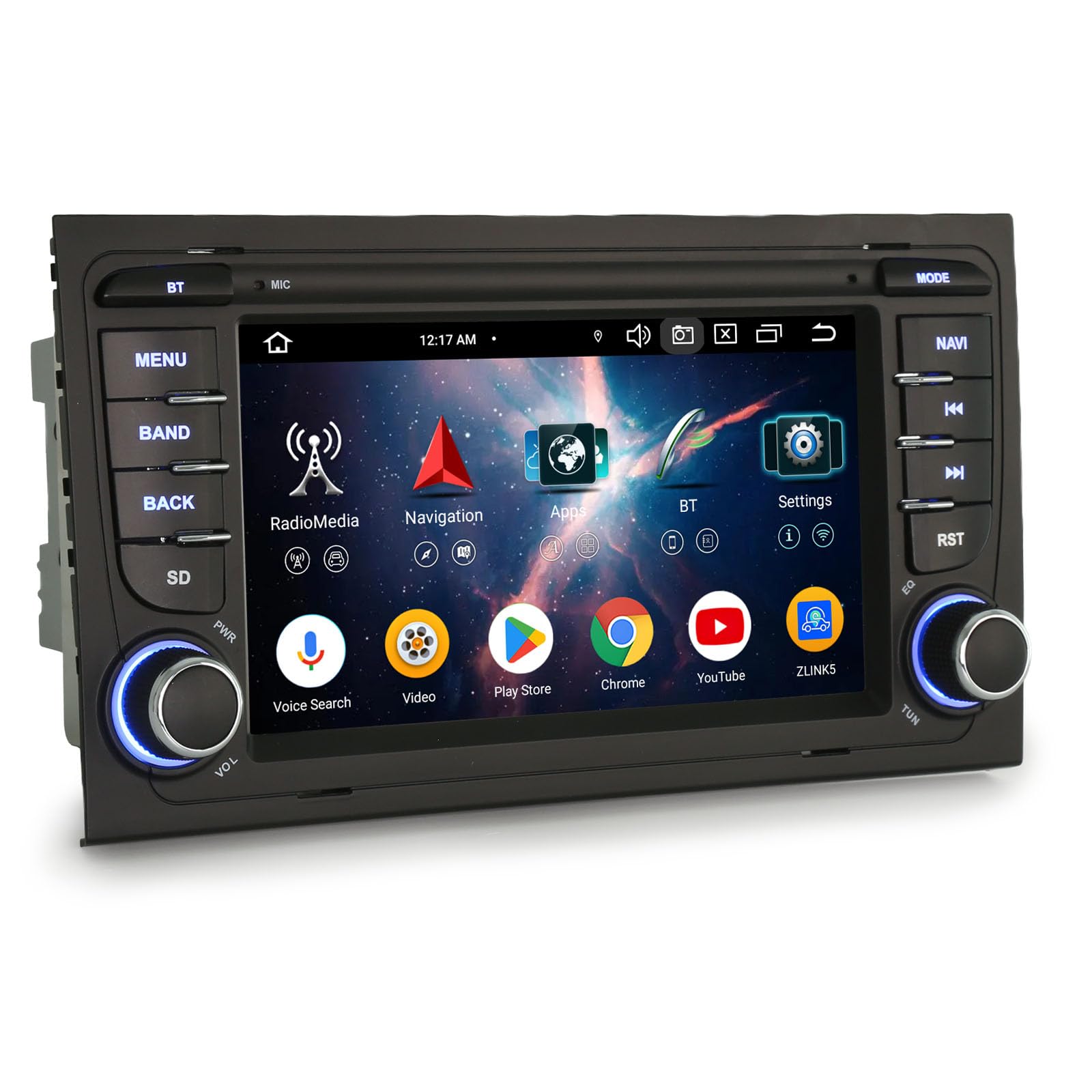 Autoradio Android 16 4 Go + 64 Go pour Audi A4 (2002-2007) RS4 B9 Seat EXEO