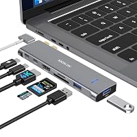 MOKiN 7 in 2 Adattatore Multipuerto Hub USB C Dongle Mac con HDMI