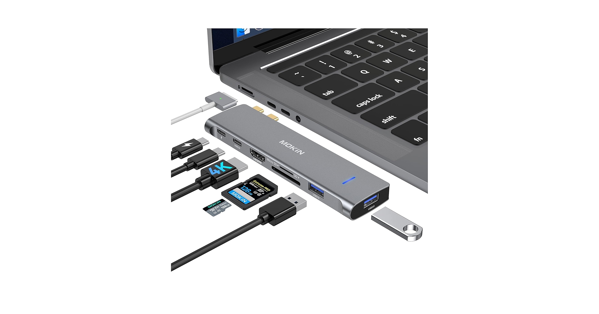 Amazon.com: USB C Adapter for MacBook Pro 2023 2022 2021