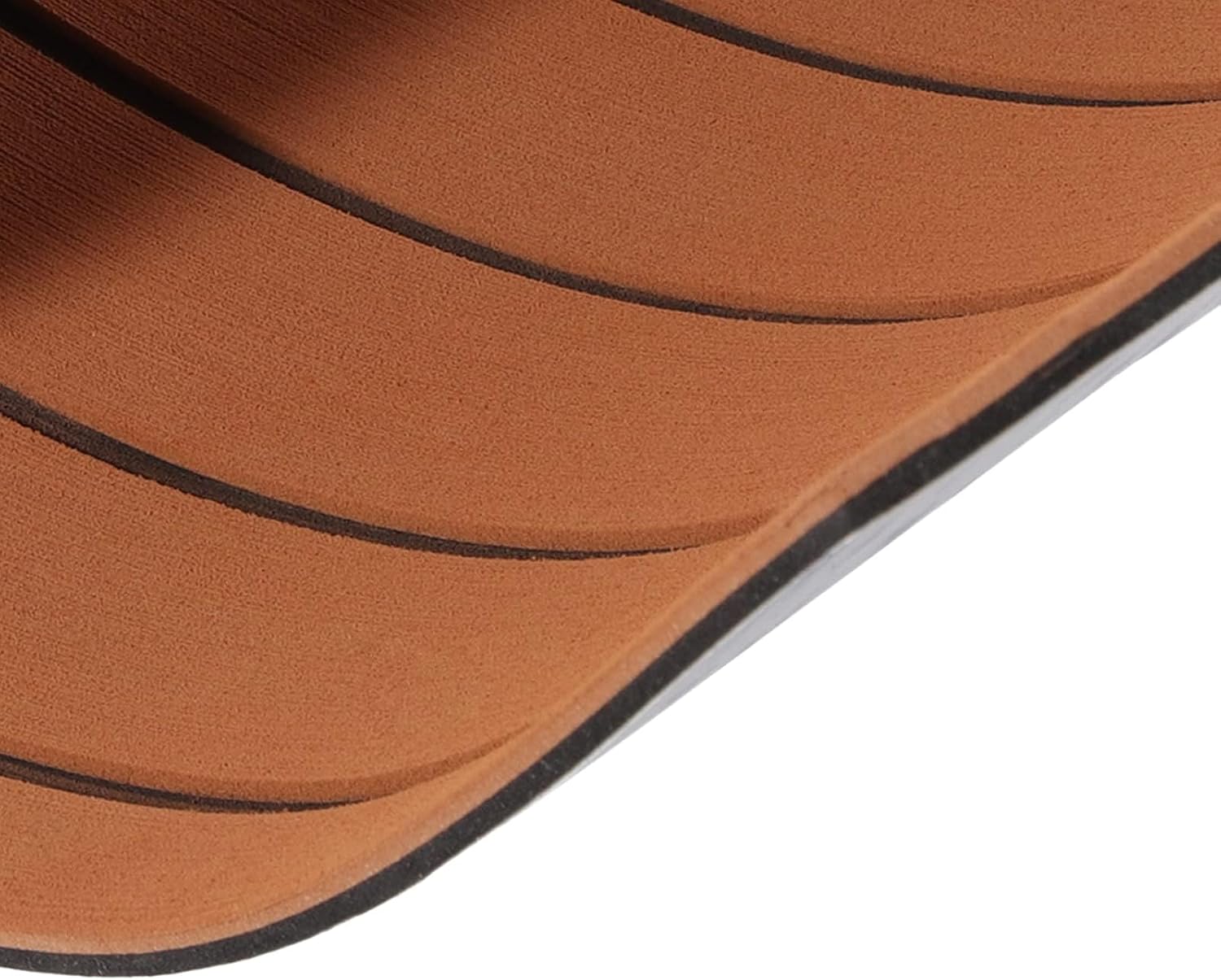 Boat Flooring - EVA Foam Boat Decking - Marine Mat Boat Carpet Sheet Self-Adhesive Flooring Material, for Motorboat Yacht Kayak RV,Brown,240X90cm