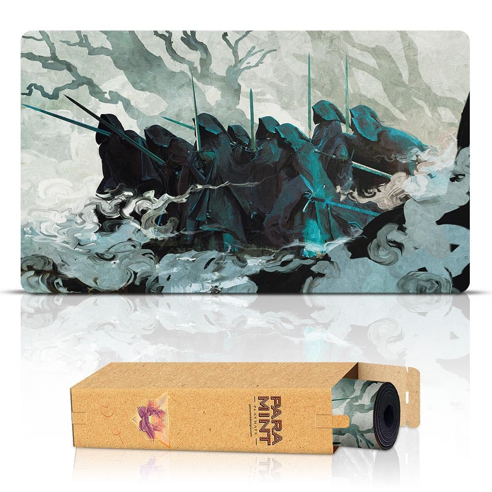 The Nine (Stitched) MTG Playmat by Anato Finnstark - LOTR Lord of the Rings Compatible Magic the Gathering Playmat
