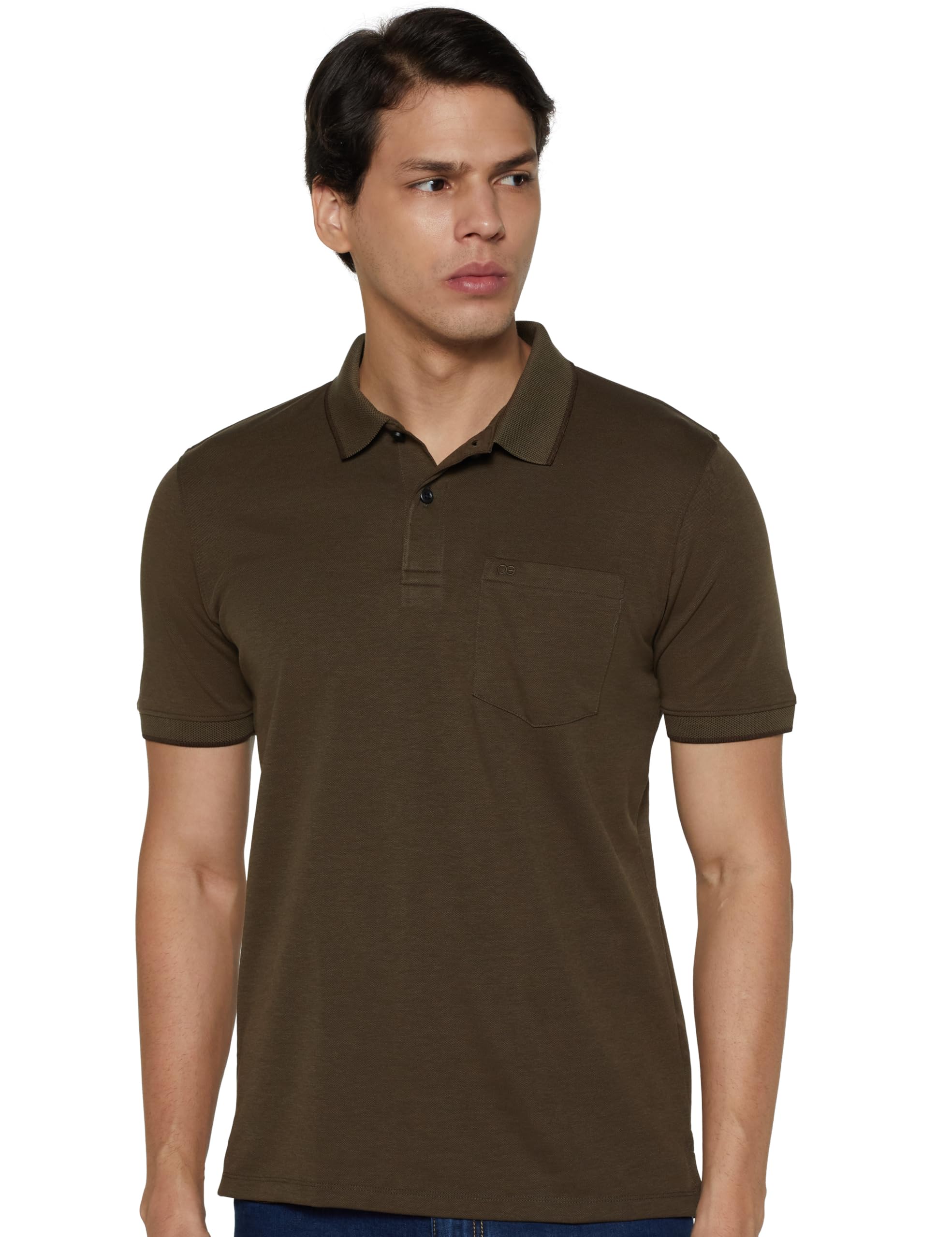 Men's Premium Regular Fit Half Sleeve Polo T-Shirt with Pocket | Cotton Rich | Birds Eye Interlock Weave