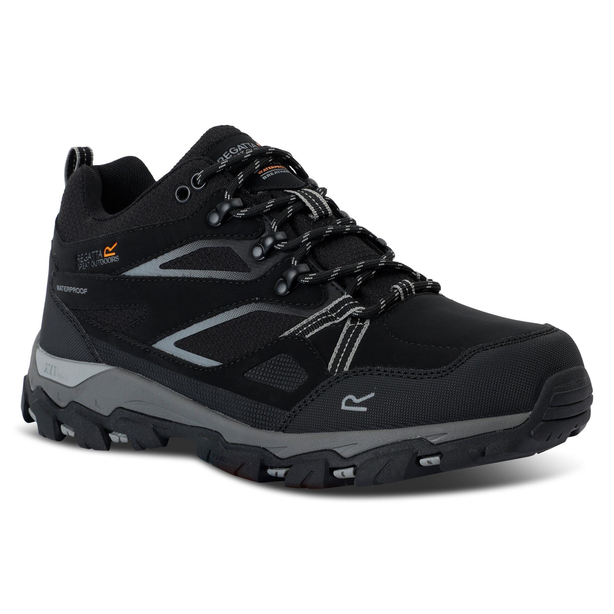 Regatta Holcombe Low Iii Walking Shoes Size: Uk 11 Men's Black