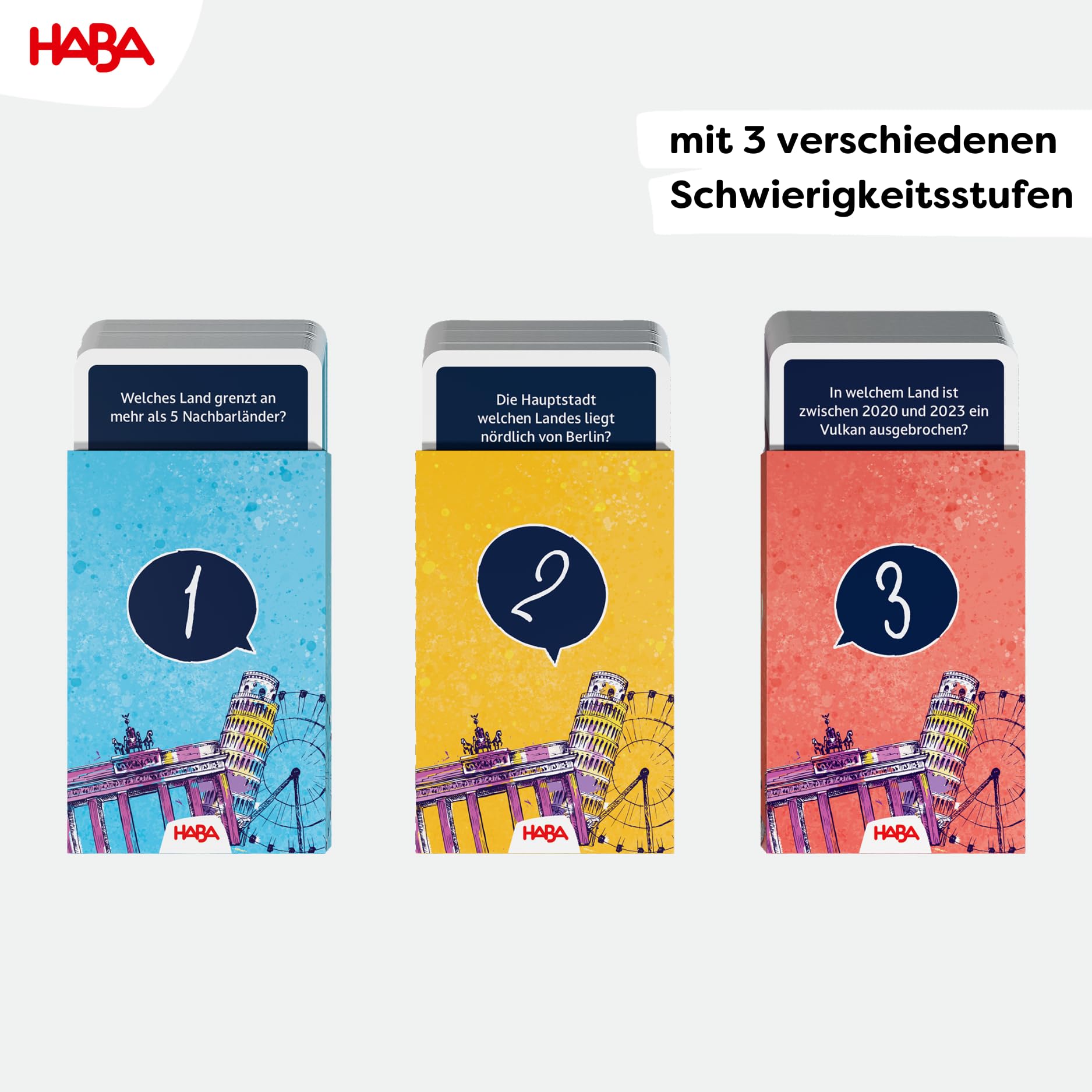 HABA Quiz Planet Europa, con 180 quiz e molte domande, gioco | WhichOne