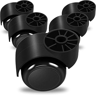 Ruedas silenciosas negras de 2 pulgadas,ruedas de repuesto para sillas de oficina,ruedas de repuesto para sillas,ruedas de muebles,accesorios para sillas giratorias de repuesto,capacidad de 150 kg