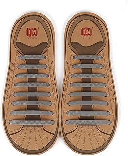 INMAKER No Tie Shoe Laces for Adults and Kids, Elastic Shoelaces for Sneakers, Rubber Silicone Tieless Laces