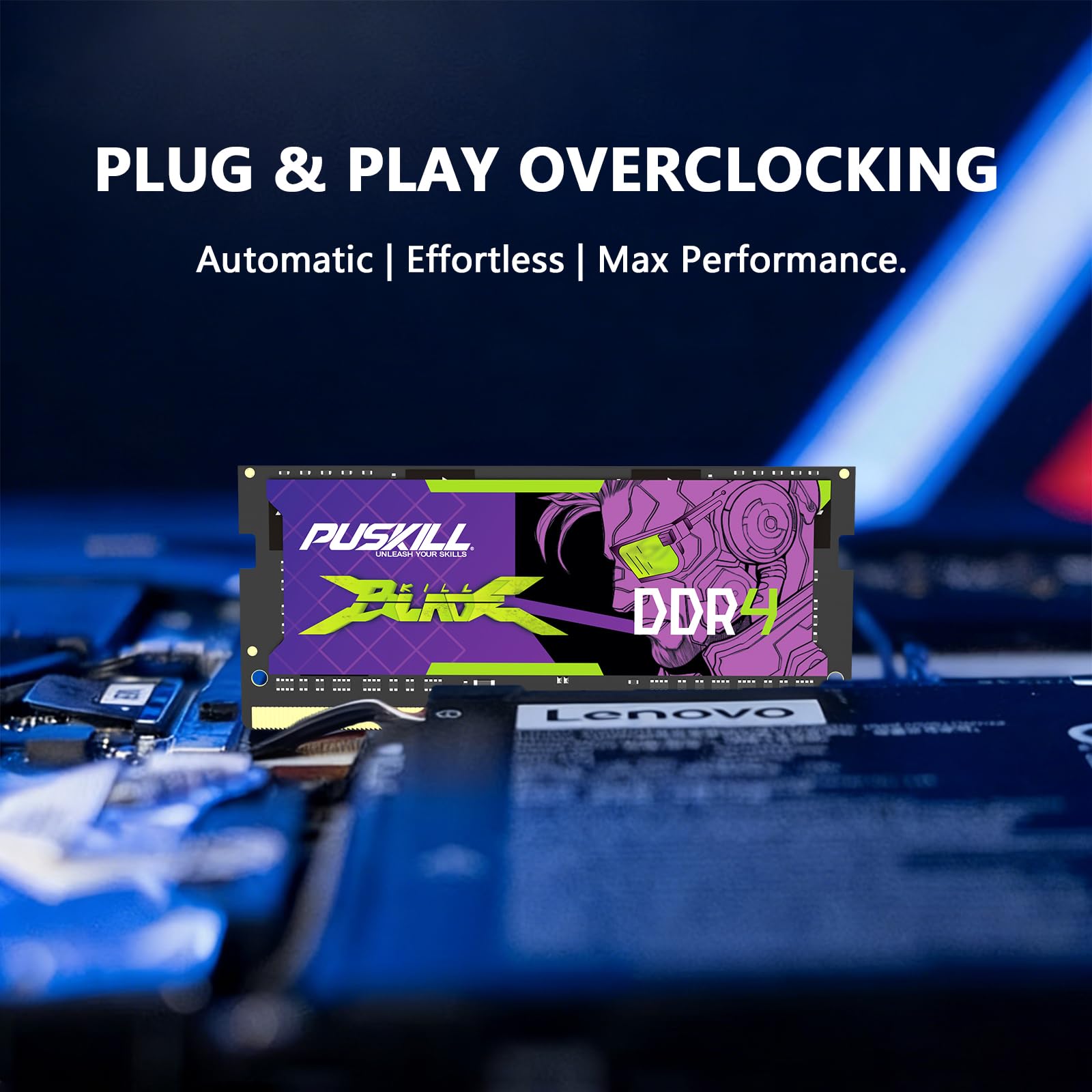 PUSKILL DDR4 Laptop RAM 16GB 3200MHz (PC4-25600) 260-Pin SODIMM