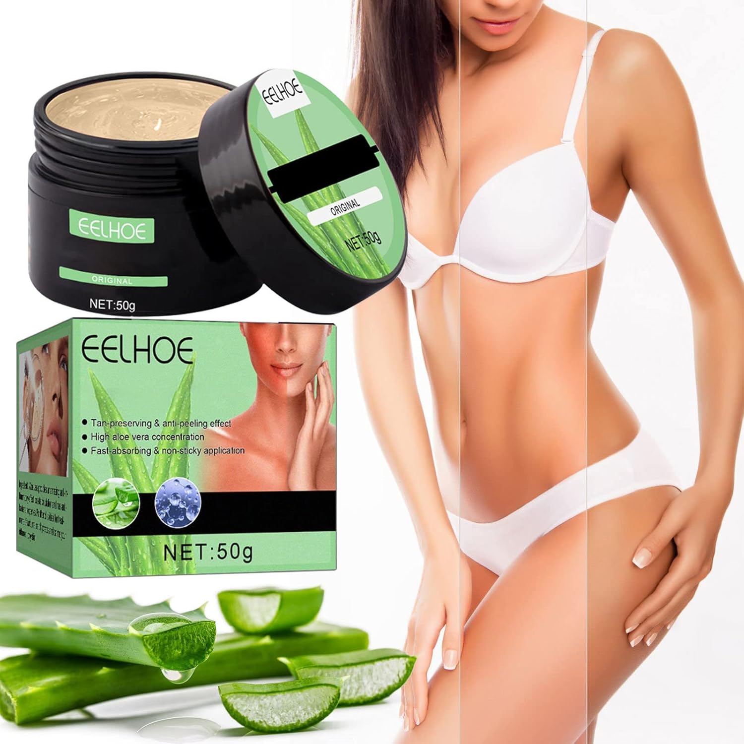 Self Tanning Organic Sunless Tanner for NaturalLooking Fakely TanHerbal Self