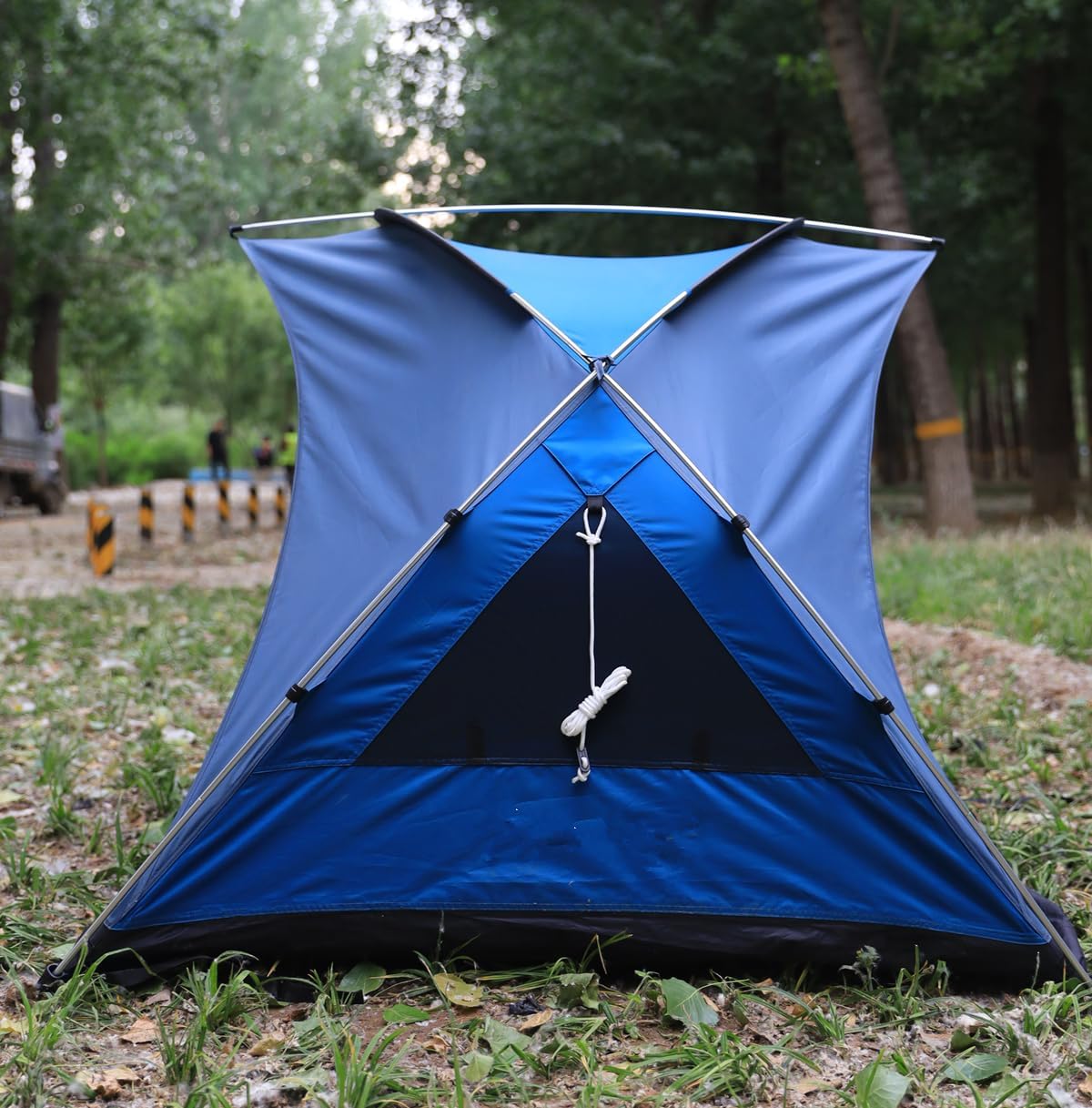 UNISTRENGH Car Roof Top Tent Waterproof Versatile DIY Hard Base Four Folded Large Space Top Tent for Family Camping Glamping