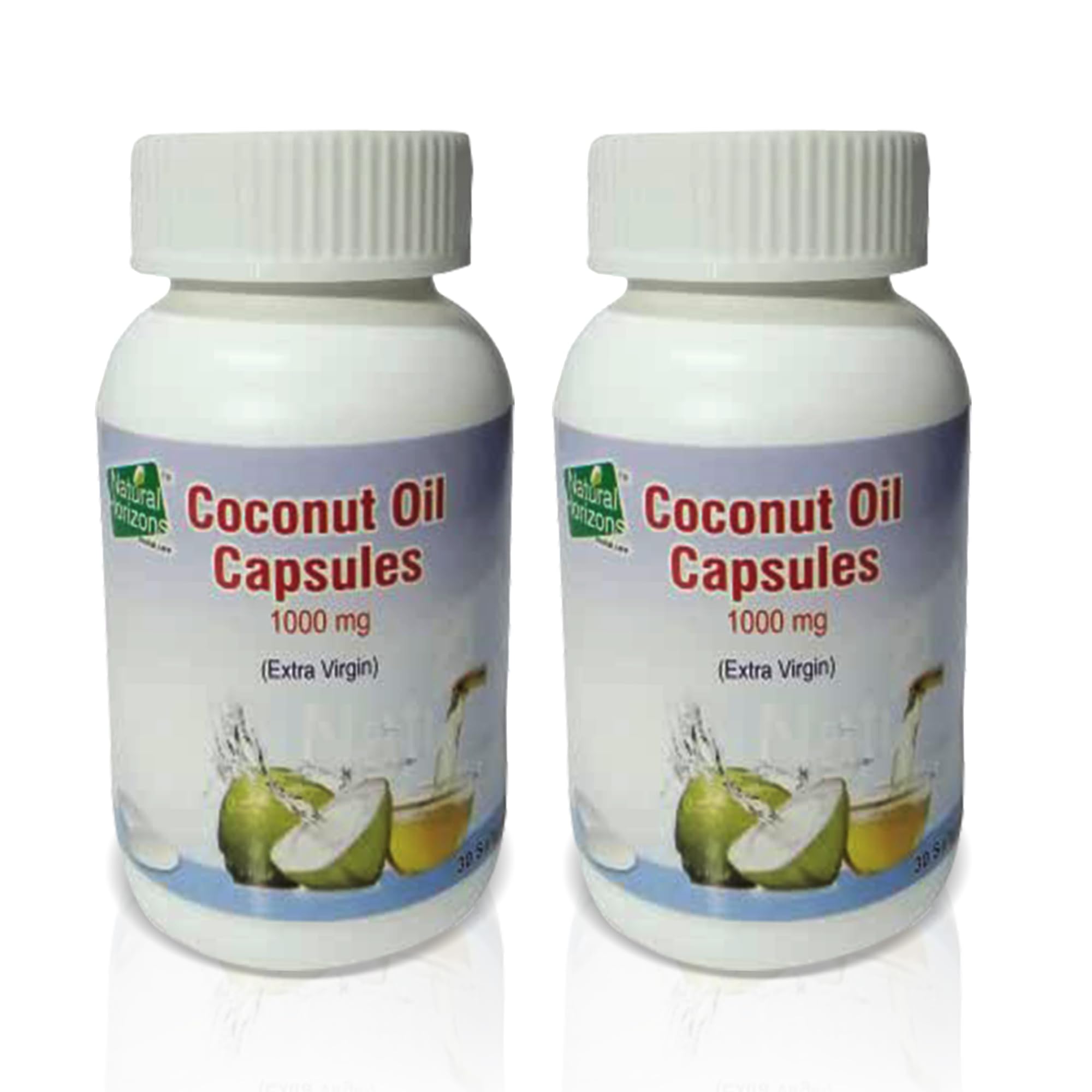 Coconut Oil Capsules 1000Mg (Extra Virgin) Pack of 2-image-7