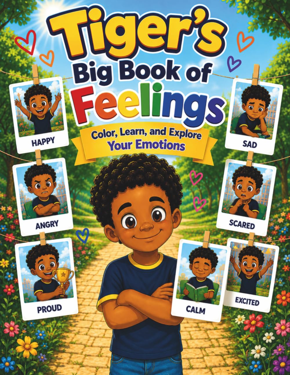 Tiger's Big Book of Feelings: Color, Learn and Explore Your Emotions (Tiger's Learning Adventures)