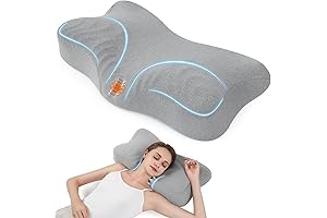 Adjustable Cervical Pillow for Pain Free Sleep - Orthopedic Back Pillow
