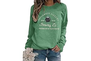 Halloween Crewneck Sweatshirt for Women: Quirky and Cozy Fall Vibes