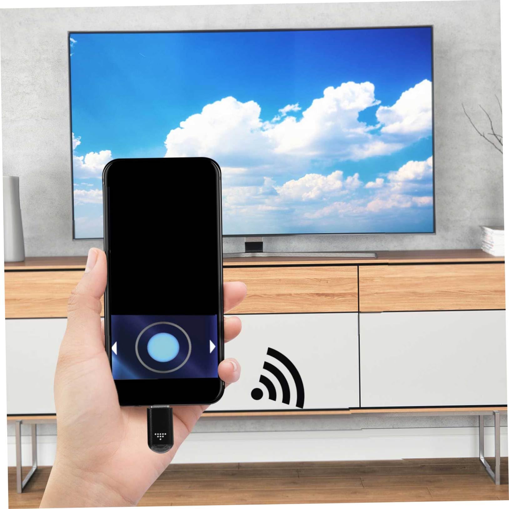 HOMSFOU 4sätze Type Infrarot Fernbedienungsadapter Für Smartphone Universeller Tragbarer Controller Für Klimaanlagen Und Tv-geräte Leicht Und Kompakt Für Unterwegs
