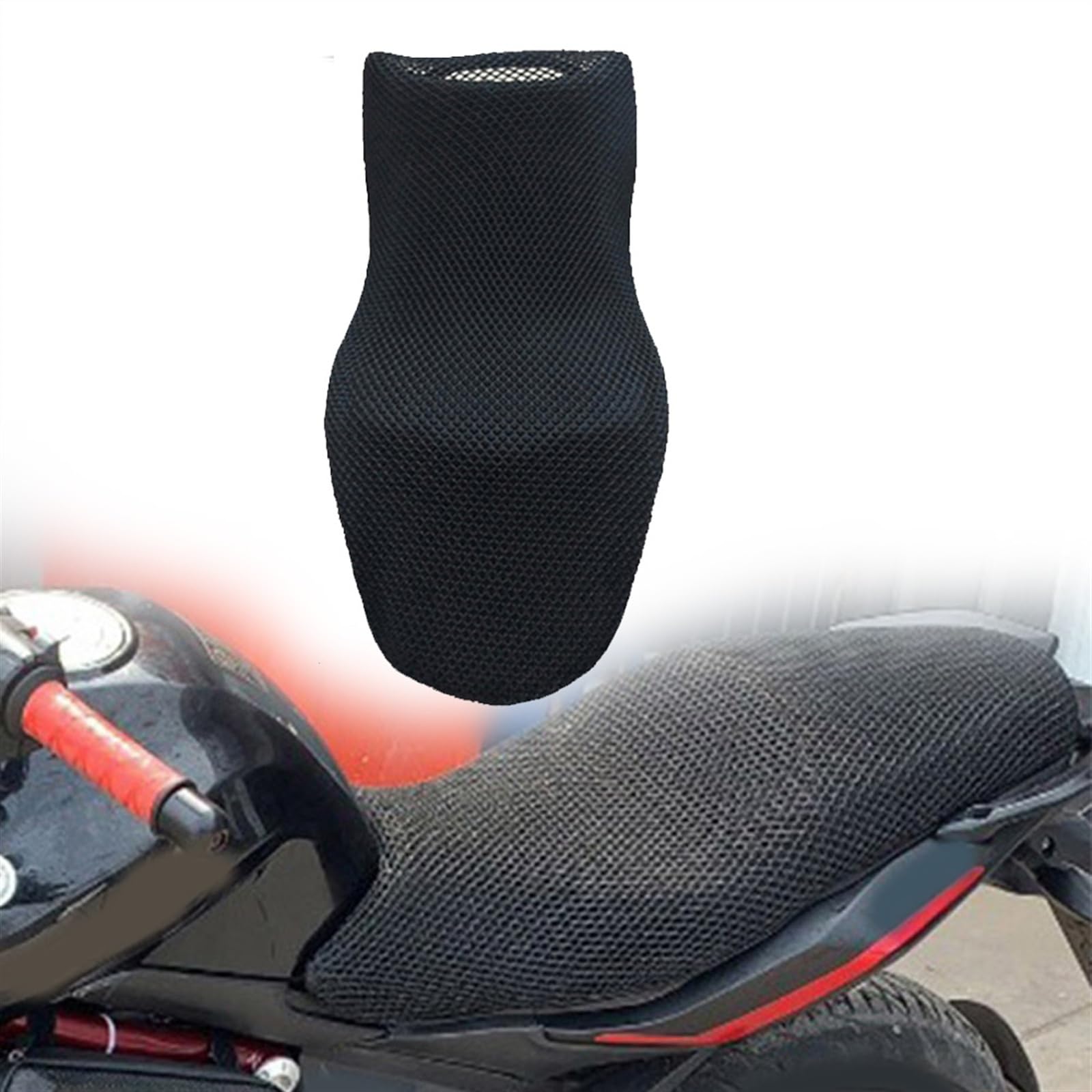Cubierta de asiento para Benelli 302S con malla 3D protectora 8