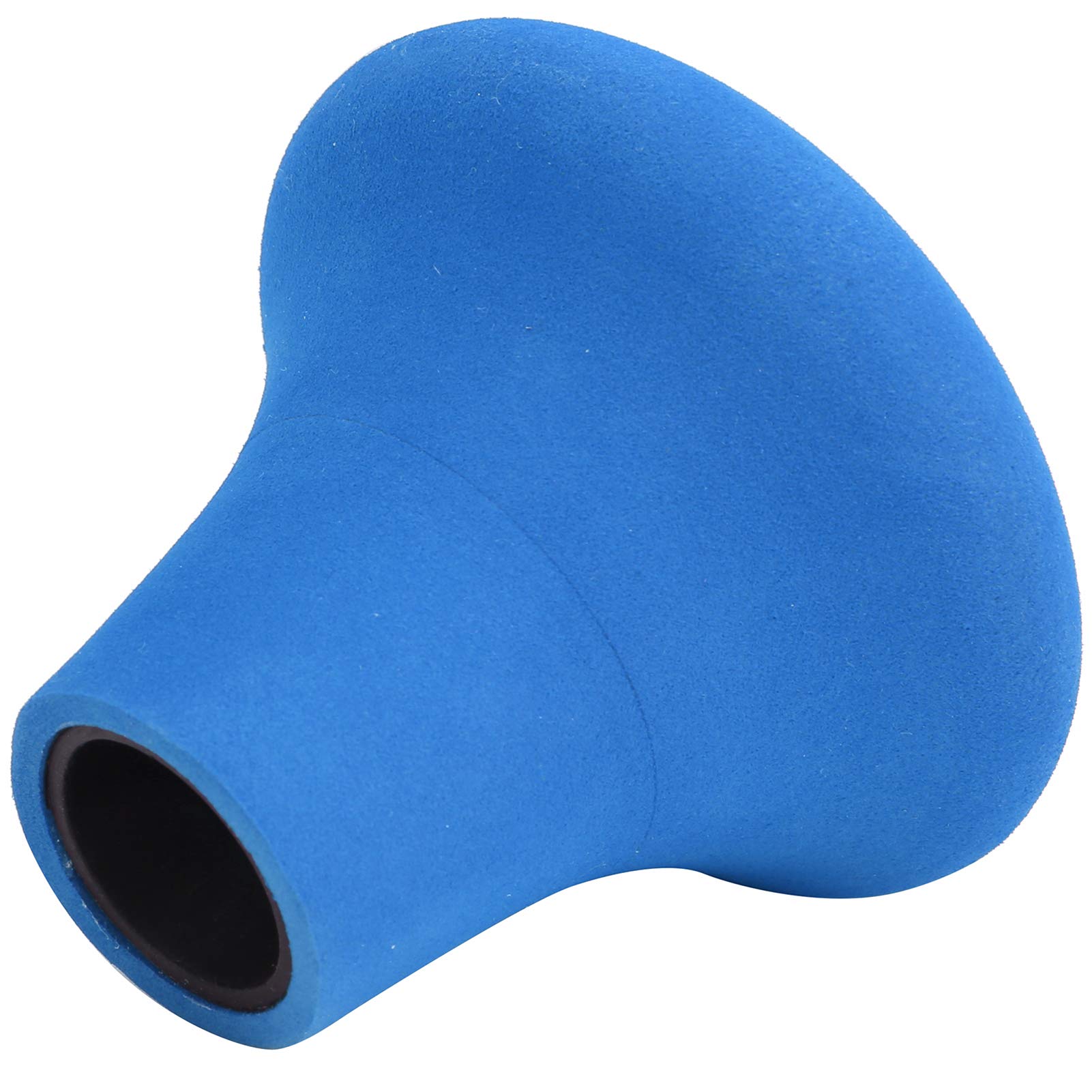 Dilwe Fishing Rod Butt Cover, Portable EVA Spherical Belly Top, Fishing Rod Butt Stand Holder Carrier Equipment(Blue)