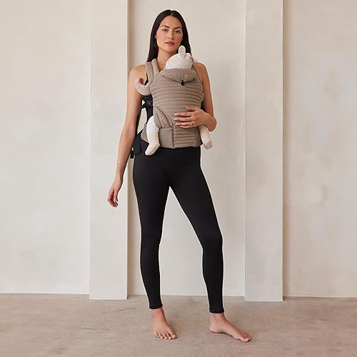 Miniatura 4 de Bumpsuit Portabebés para hombres, mujeres, recién nacidos a niños pequeños (7-45 libras), ergonómico boca abajo y boca afuera, acolchado con