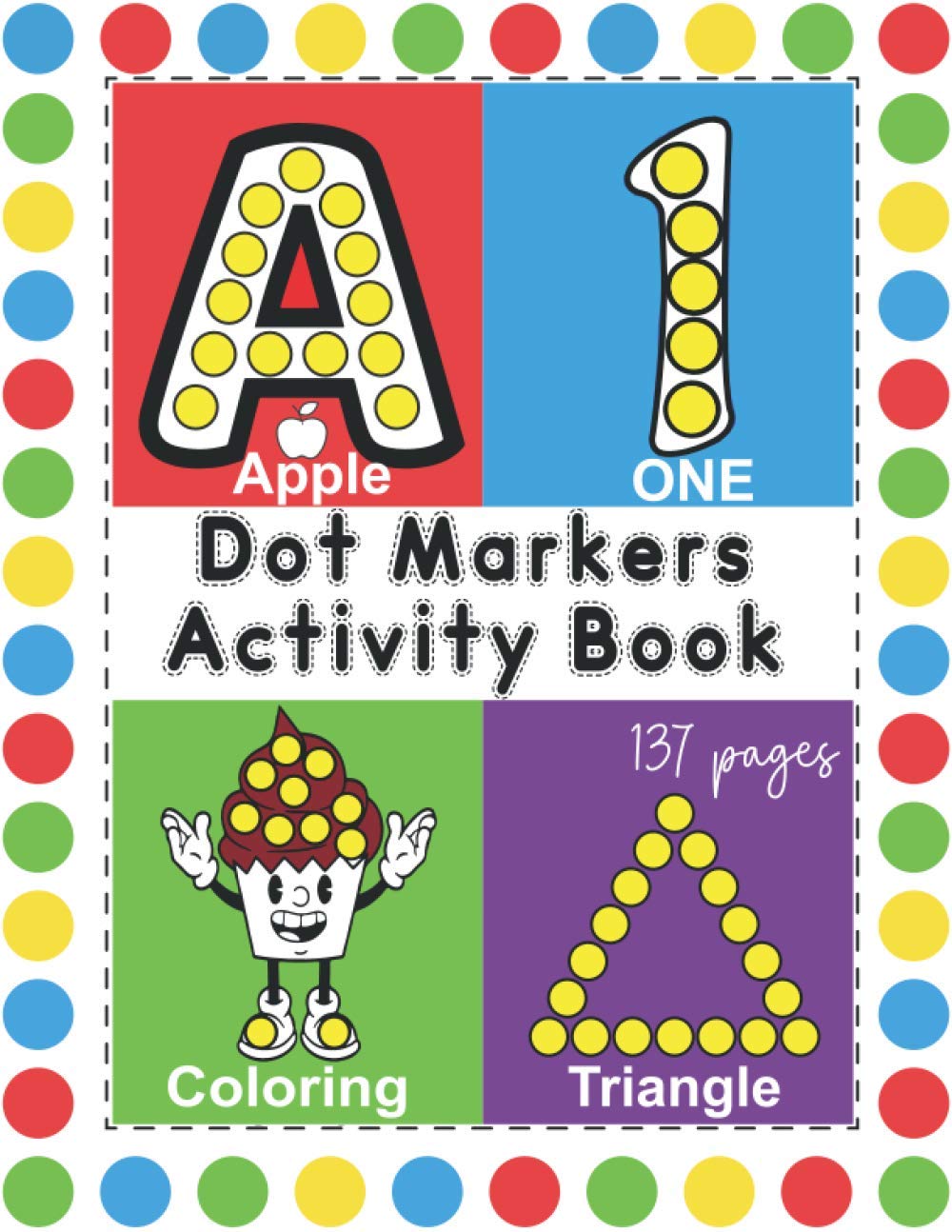 Buy Dot Markers Activity Book A to Z Dot Worksheets Coloring Pages