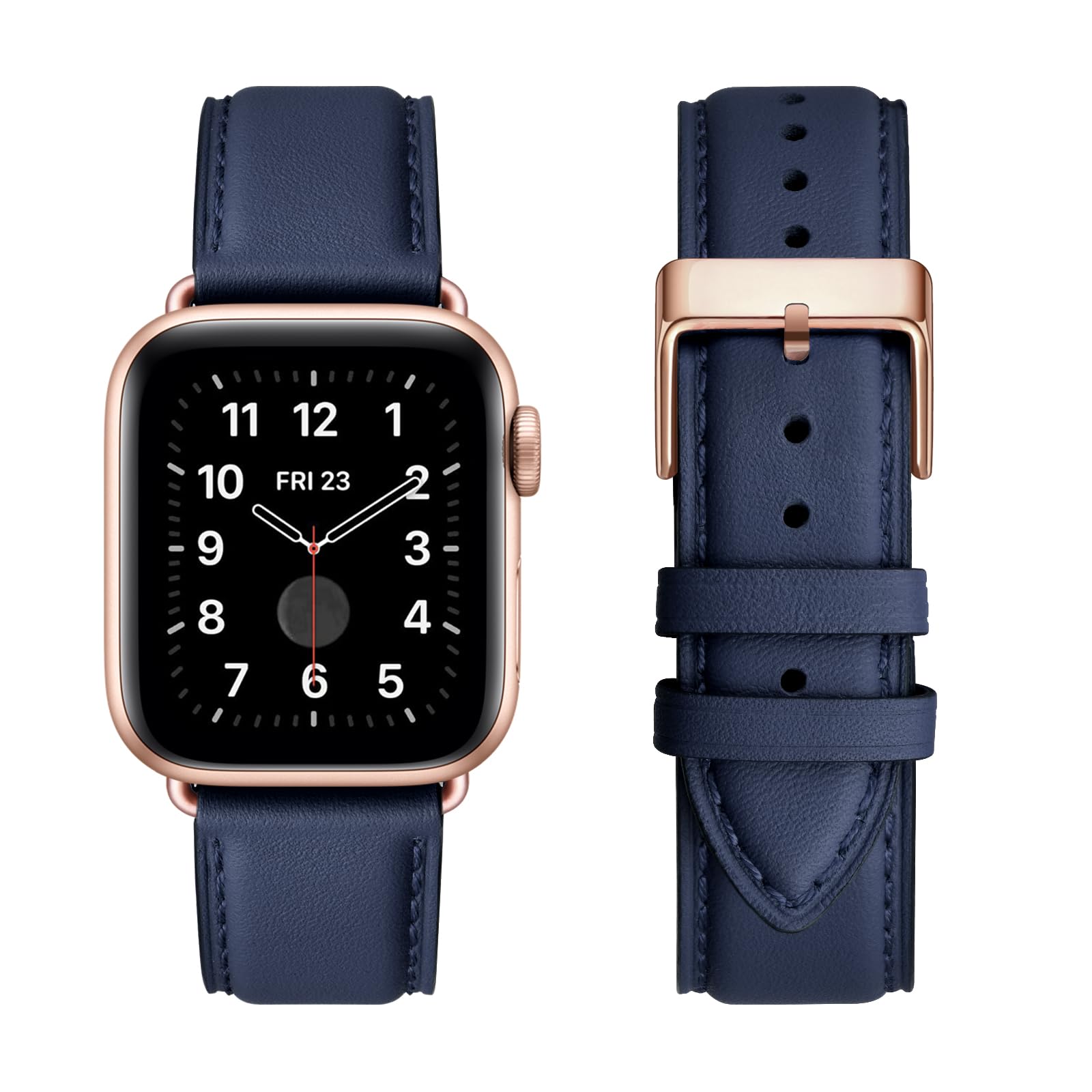 Genuine Leather Band Compatible with Apple Watch Bands for Women Office