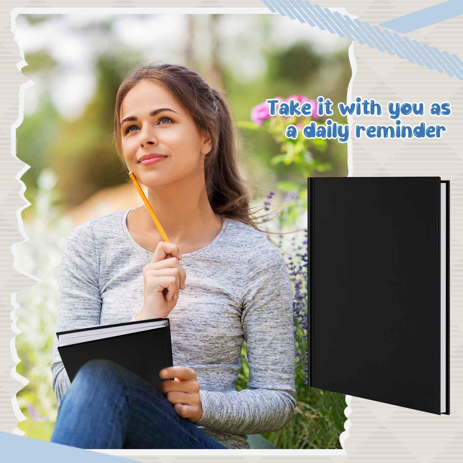 Henoyso 8 cuadernos en blanco A5 a granel, 100 hojas/200 páginas, libro en blanco, tapa dura, cuaderno de bocetos sin forro, tapa kraft para escribir, dibujar, para estudiantes, escuela, oficina, 8.3