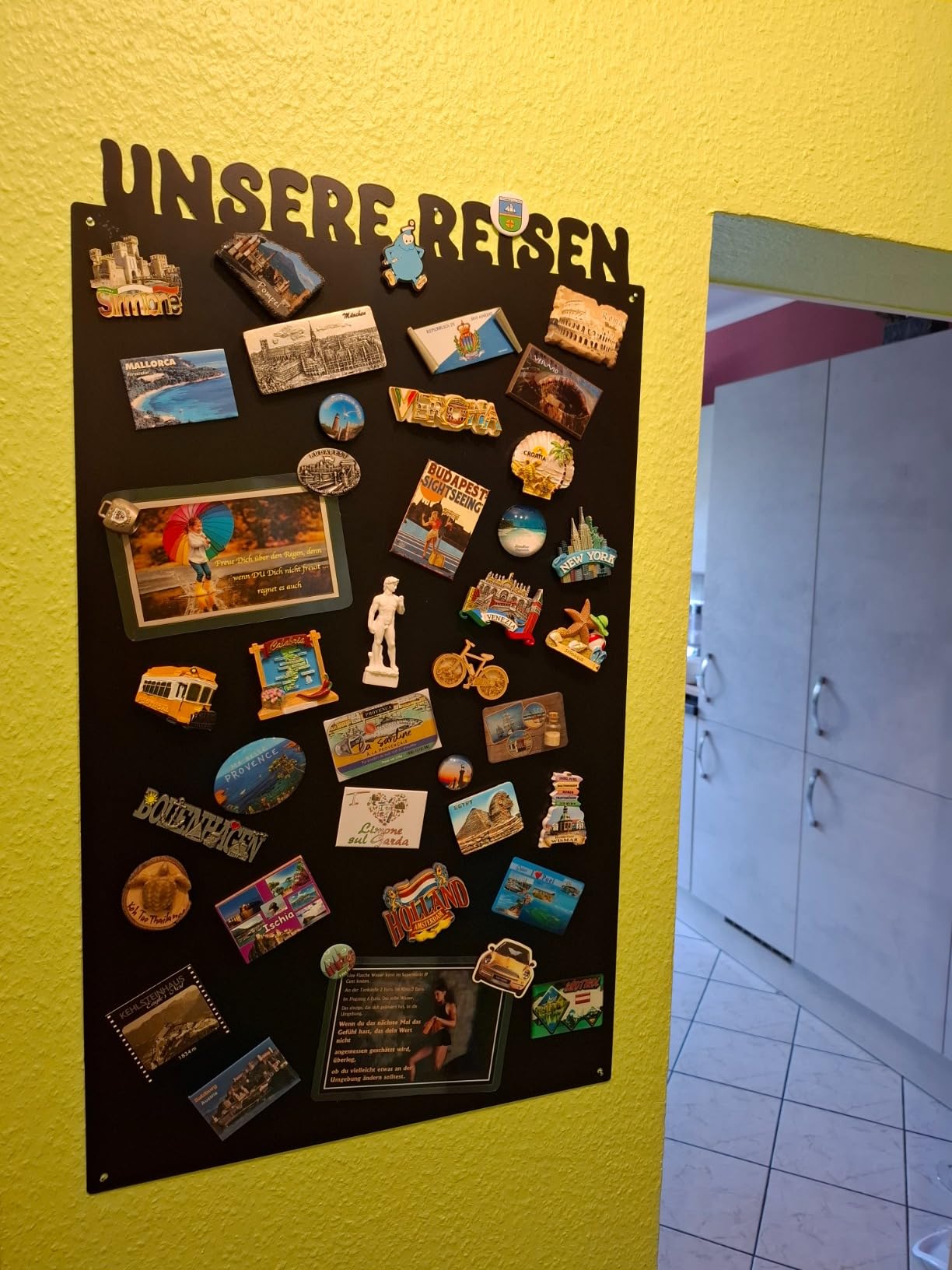 Magnetwand Fur Urlaubsmagnete
