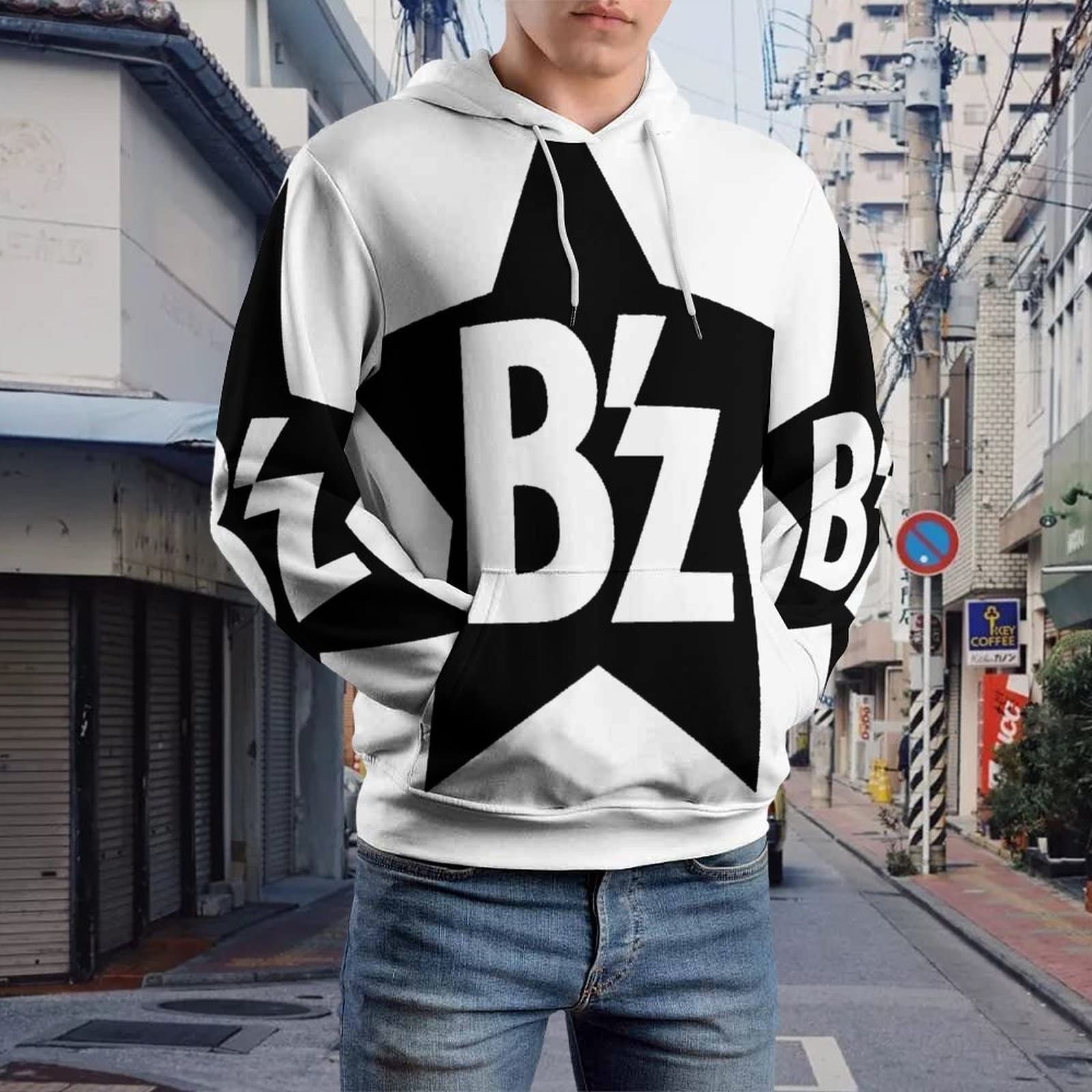 B'z パーカー ビーズ ビーズ BZ 90's B'Z Film Risky フーディー