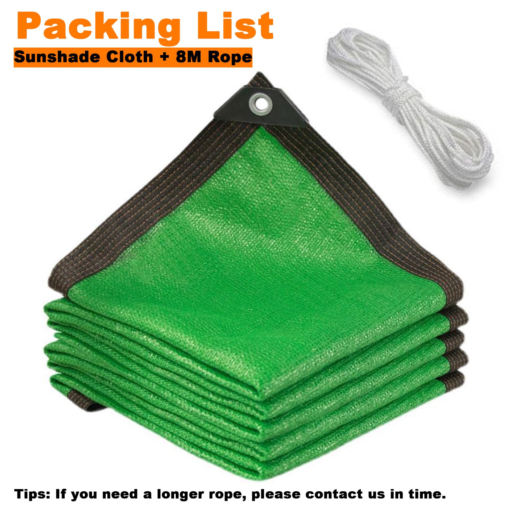 Toldo Rectangular de 4 m x 9 m, Resistente a los Rayos UV, Color Verde, Ideal para terrazas, porches, Patios y cenadores. Transpirable Exteriores. Protección Solar