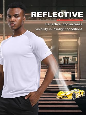 Holure Men's High-Performance Quick-Dry T-Shirts,1/3/5 Pack Moisture Wicking Workout Tee,Breathable Short Sleeve Activewear
