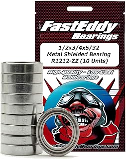 1/2x3/4x5/32 Metal Shielded Bearing R1212-ZZ (10 Units)