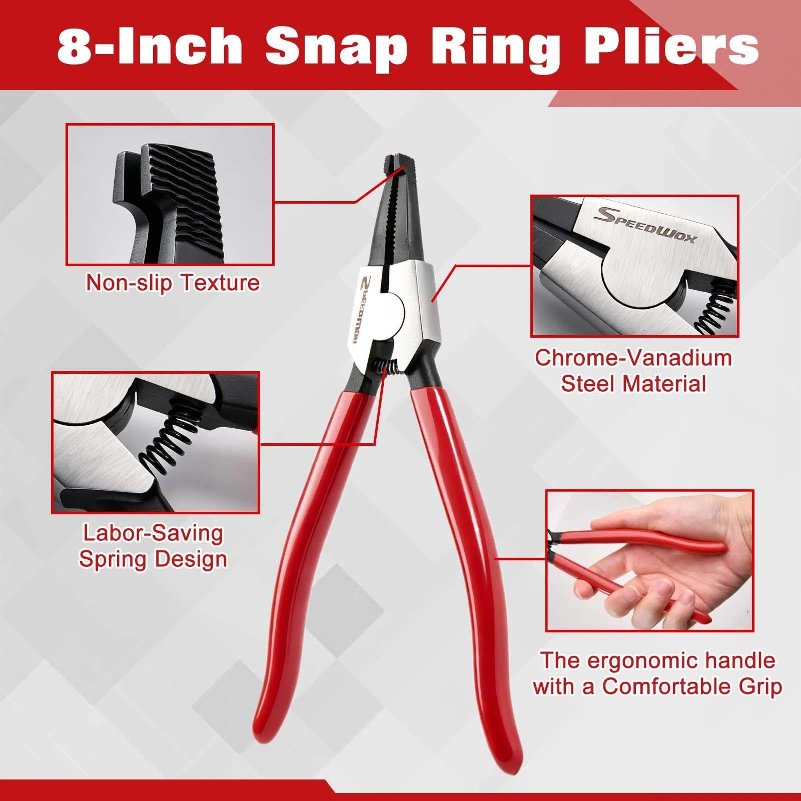 SPEEDWOX Lock Ring Pliers - 8 Inch -6