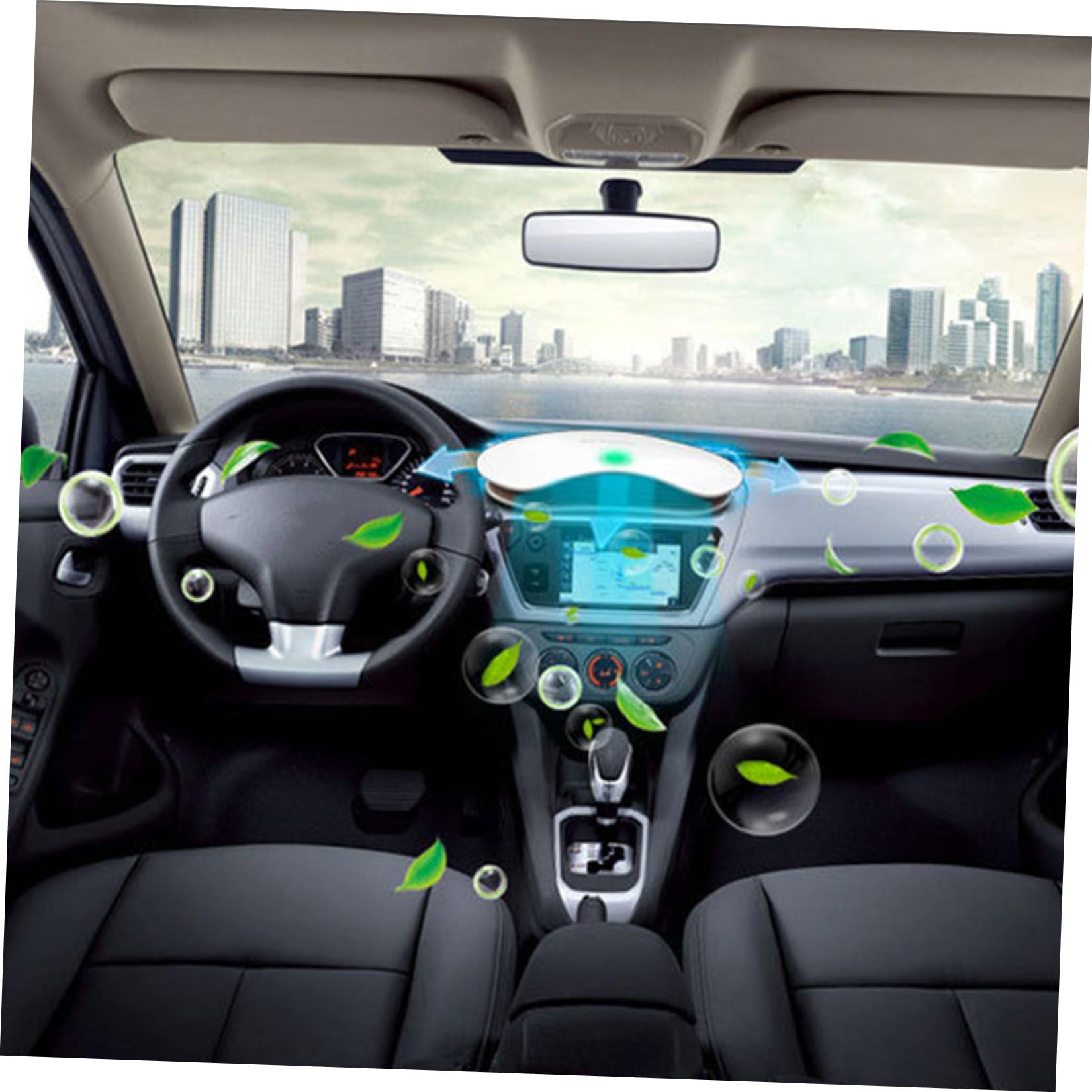 Veemoon 1 Pc Purificador De Aire Para Coche Mini Purificador De Aire Pequeño Purificador De Aire Ionizador Purificador De Aire Portátil Purificador De Aire Del Coche Auto
