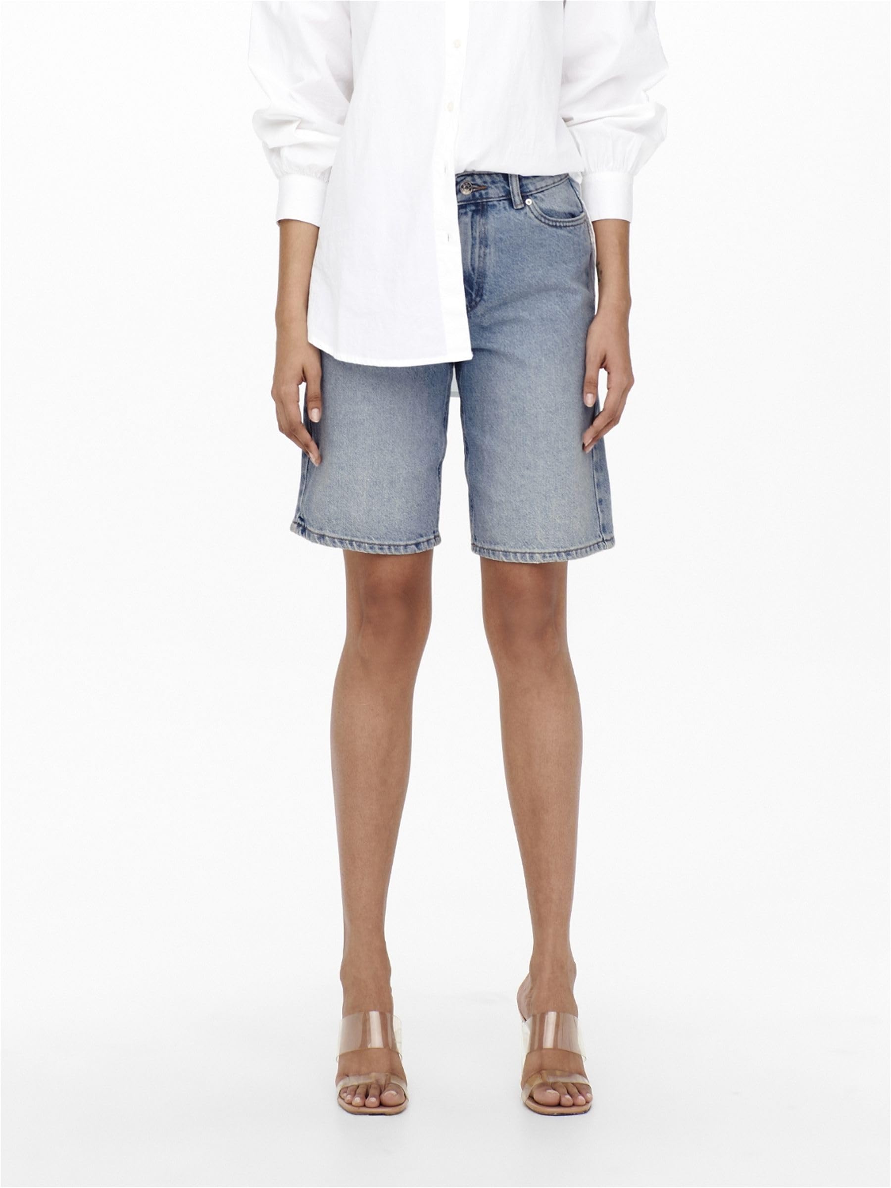 ONLY Female Jeans-Shorts ONLSONNY Hohe Taille Normal geschnitten Shorts | Denim shorts