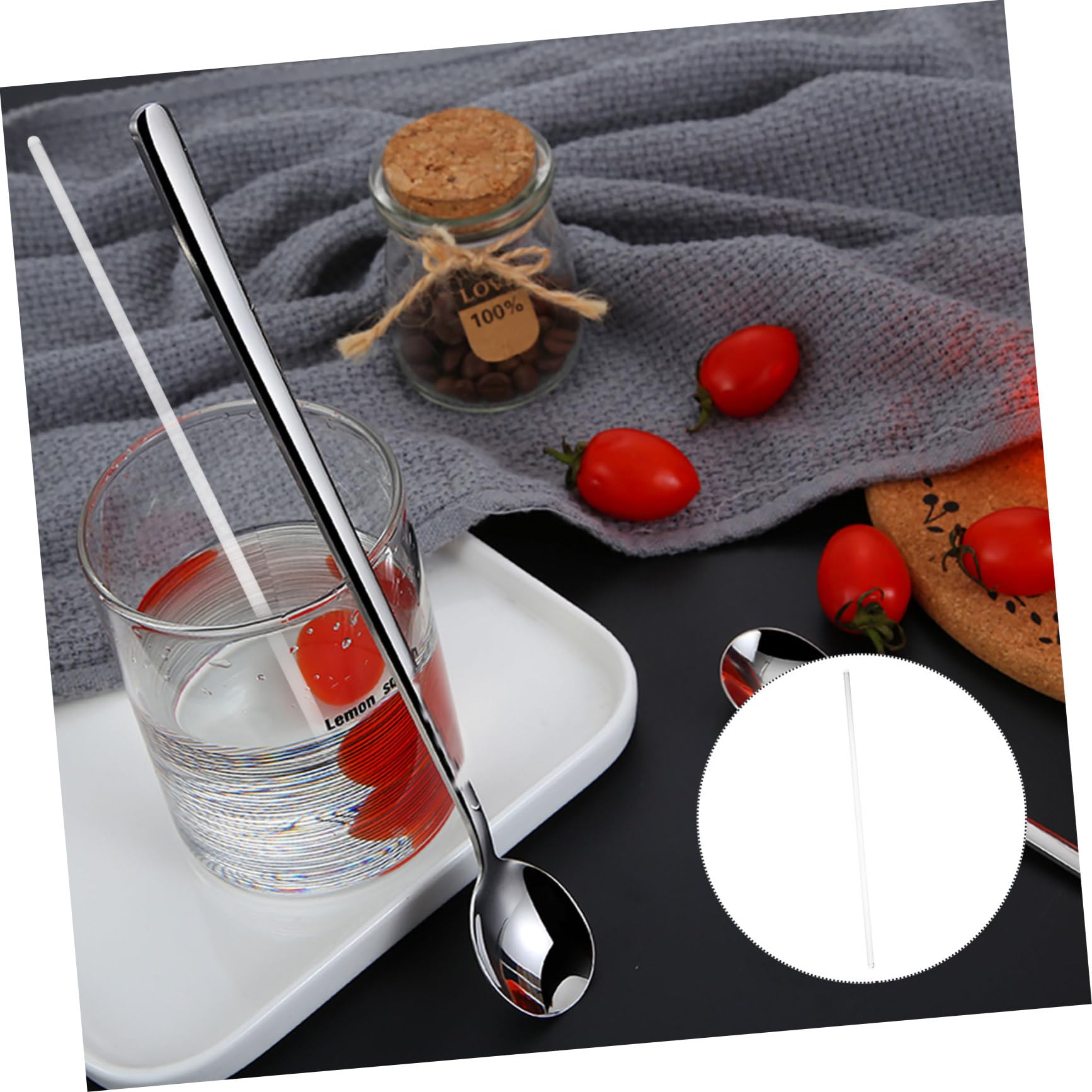 Gatuida 36 Pz Di Agitatore Trasparente Asta Di Agitazione Chimica Agitatori Per Cocktail Bastoncino Da Cocktail Miscelazione Liquida Mescolando Bicchiere Riutilizzabile
