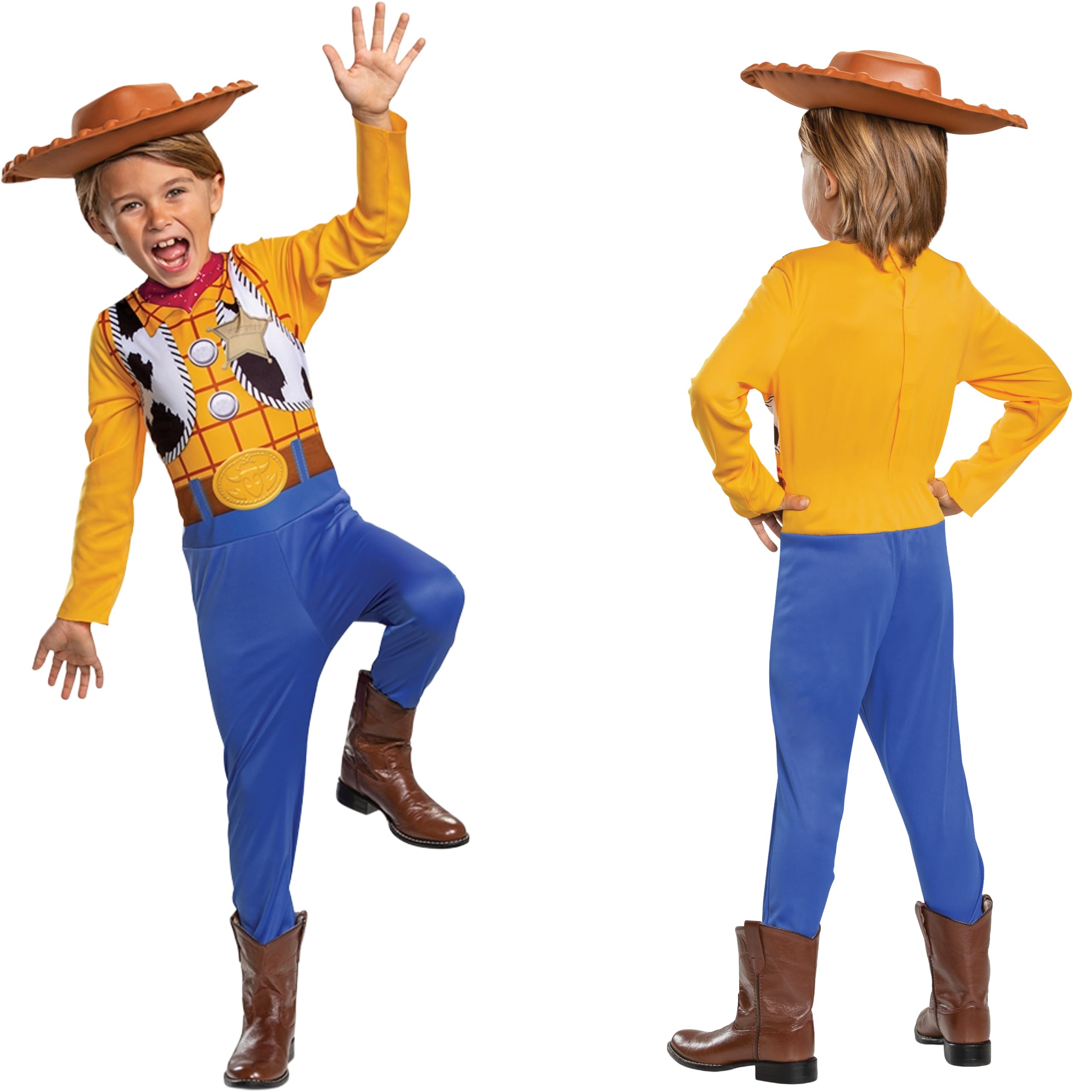 Disney oficjalny kostium Classic Woody dla dzieci, chłopców, zabawkowa historia, kostium dziecięcy, kostium karnawałowy